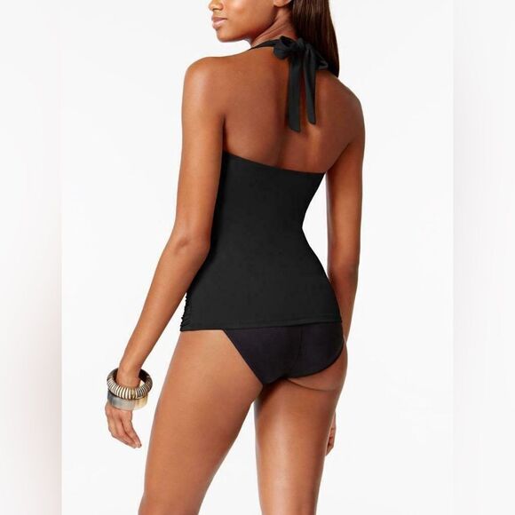 La Blanca NWT Island Goddess Convertible multi-way Bandini Black Size 6 - Picture 6 of 6